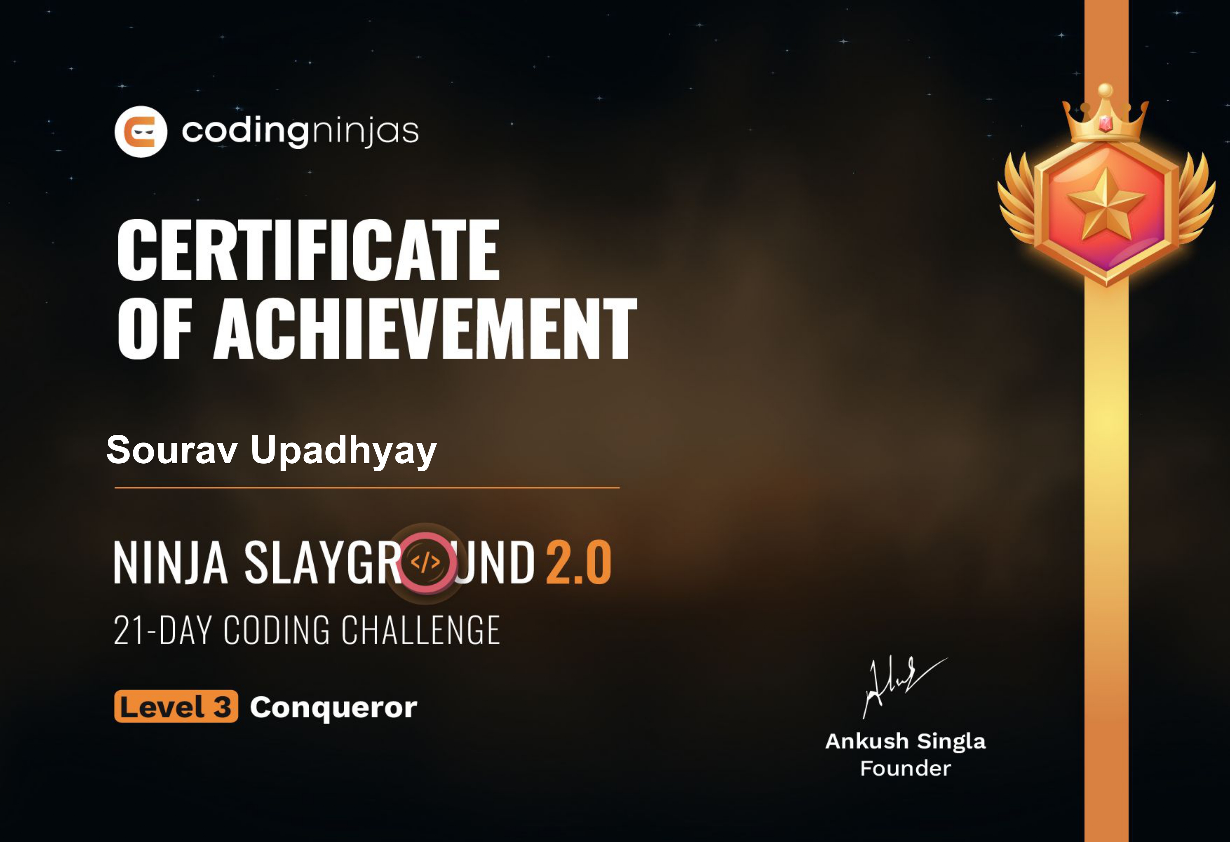 Certificate 1